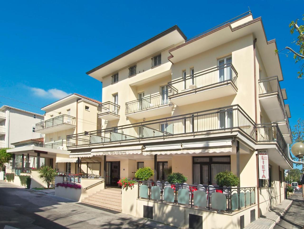 Hotel Villa Lieta Rímini Exterior foto